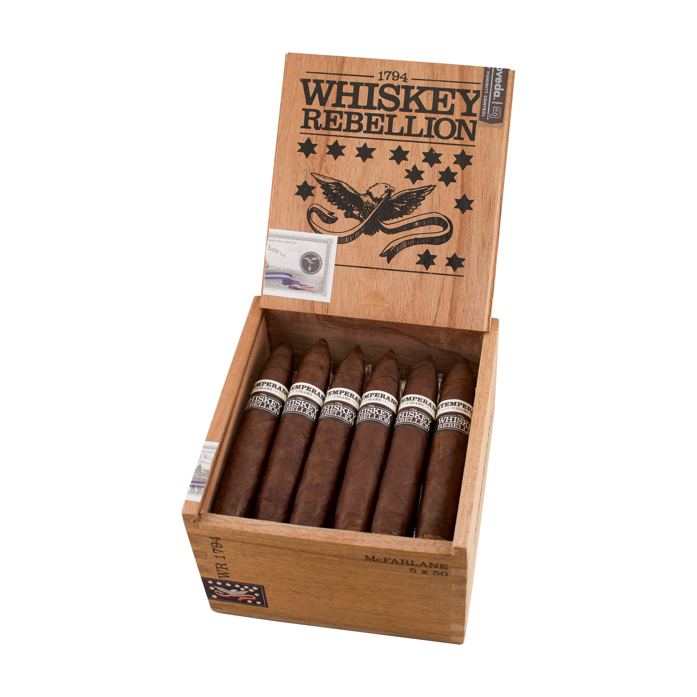 RoMa Craft Tobac Intemperance WR McFarlane Perfecto (5 x 50) Cigar