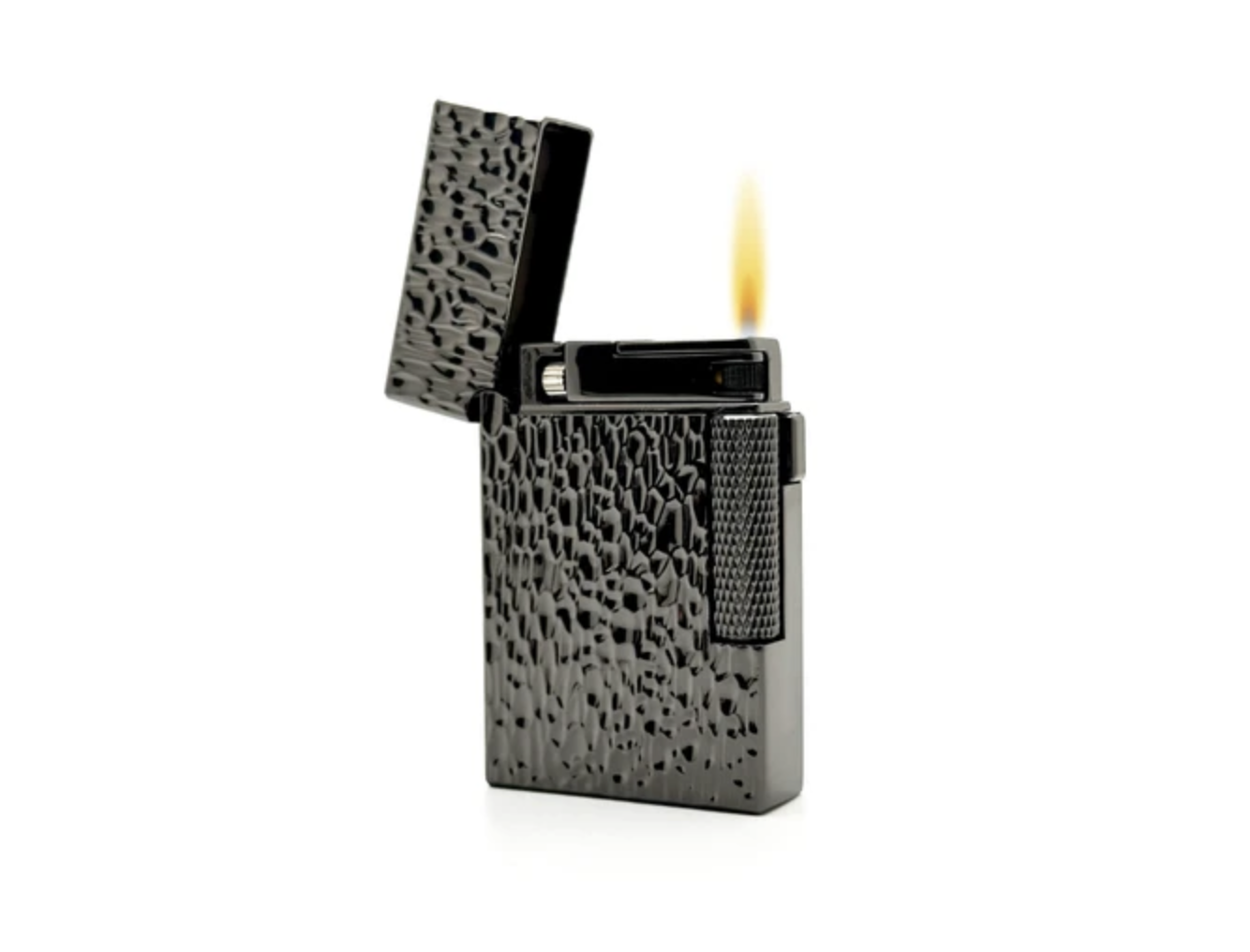 Visol Hubbard Gunmetal Hammered Soft Flame and Torch cigar by Lighters