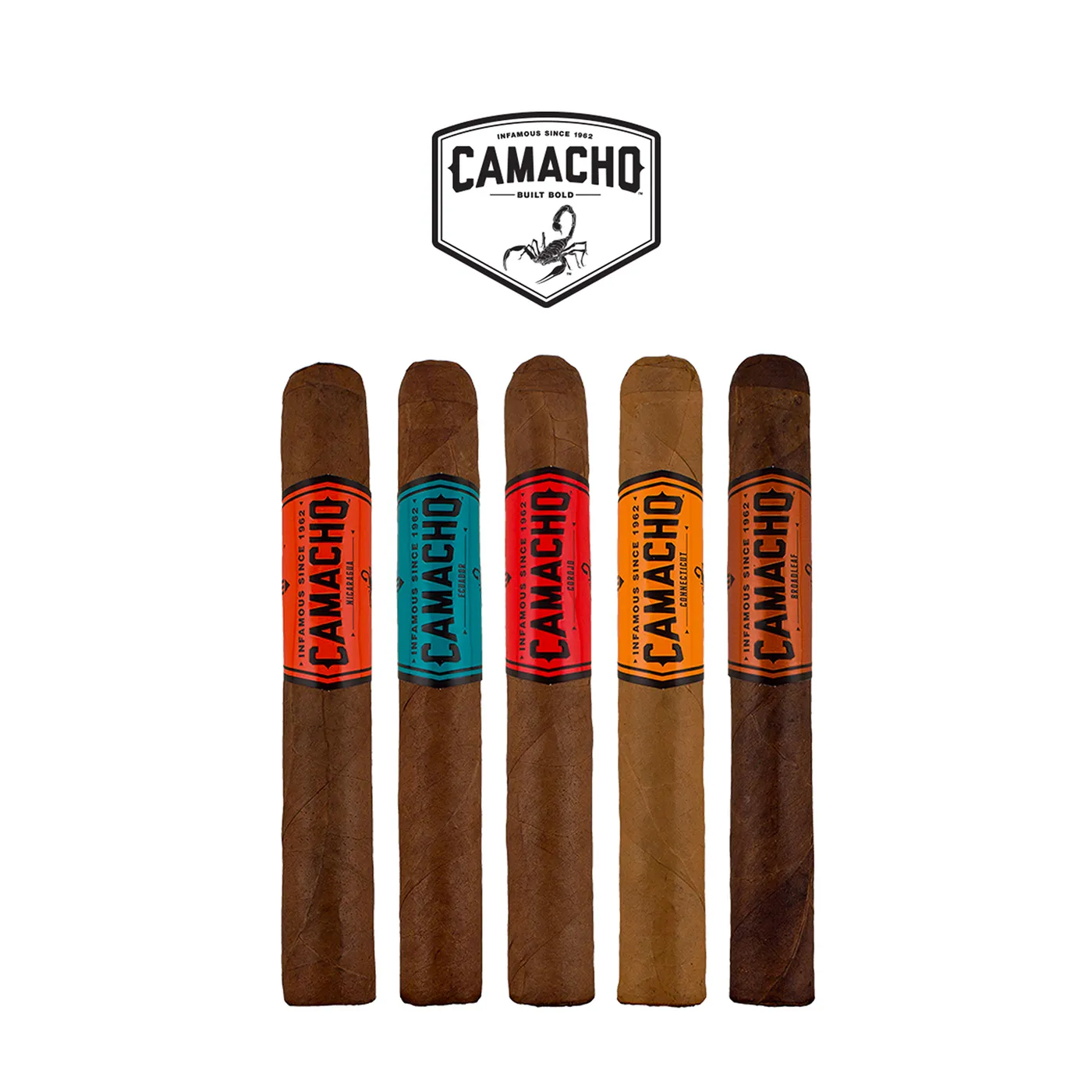 Camacho Bold 5ive Assortment 5 Pack cigar by Cigar Hustler Samplers