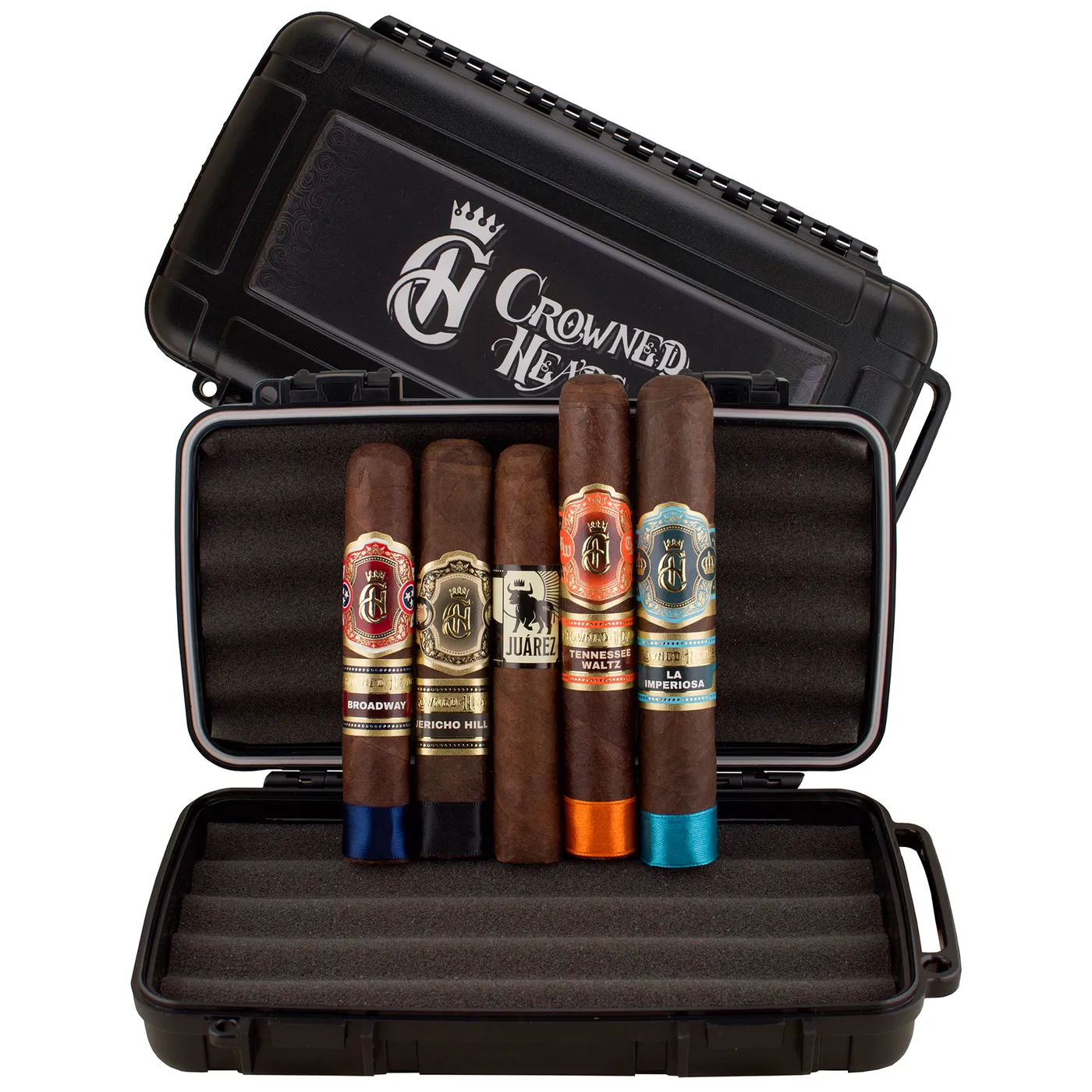 Crowned Heads Travel Case and 5 Cigars cigar by Cigar Hustler Samplers