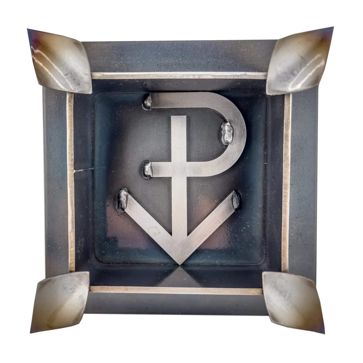 Powstanie Welded Steel Ashtray - Large 6 cigar by Ashtrays