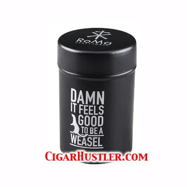 Xikar Roma Craft Mini Ashtray Can - Black cigar by Ashtrays